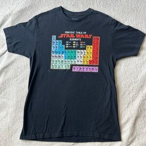 Star Wars Black and Red Short Sleeve Tee with Bold Graphic